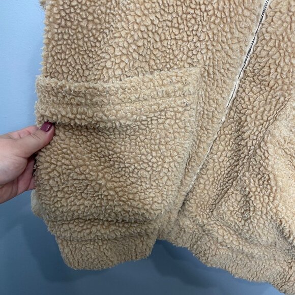 I.AM.GIA. pixie teddy sherpa jacket in caramel size XS - Picture 5 of 9